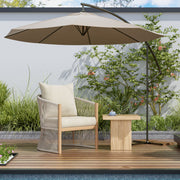 Modern Curved Aluminum Lounge Chair With Stylish Rope Weave Design And Cushioned Comfort For Outdoor - R&R Furniture Gallery (Fountain Valley, CA)