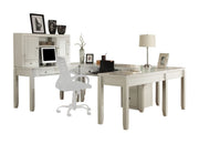 Boca - U Shape Desk With Hutch And File - Cottage White - R&R Furniture Gallery (Fountain Valley, CA)