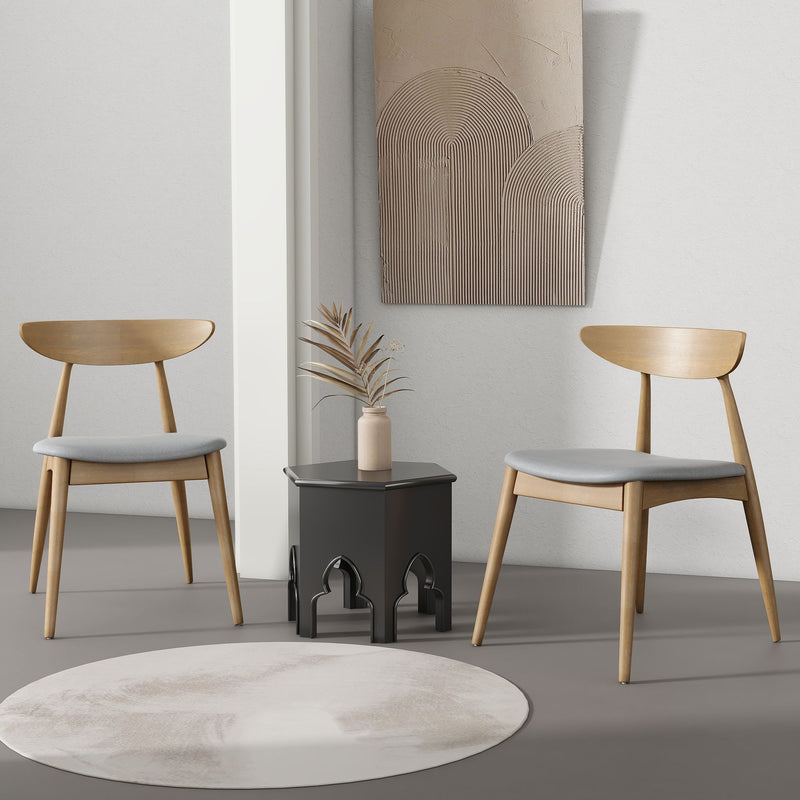 Ergonomic Back Dining Chairs (Set of 2) - R&R Furniture Gallery (Fountain Valley, CA)