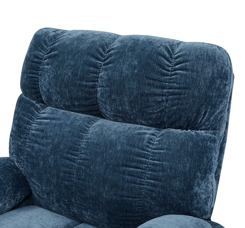 Refined Comfort dual Okin motor lift recliner chair for elderly with infinite position, lay flat, heat, and massage features.