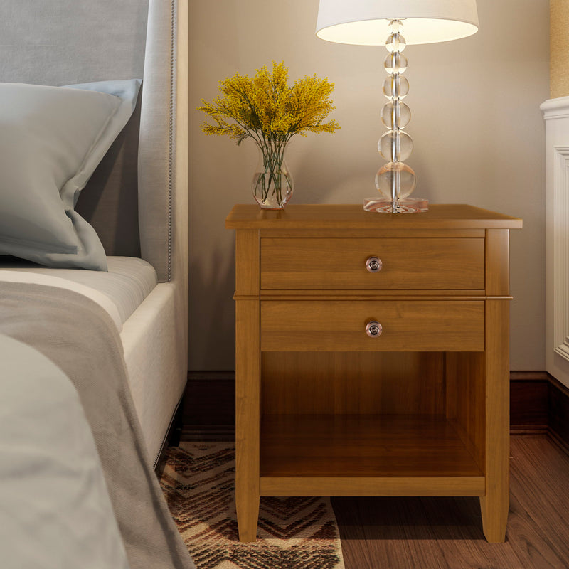 Carlton - Bedside Table, Handcrafted - R&R Furniture Gallery (Fountain Valley, CA)