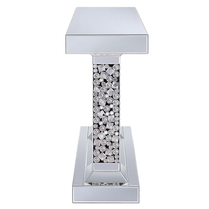 Kachina - Console Table - Mirrored & Faux Gems - R&R Furniture Gallery (Fountain Valley, CA)