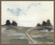Field - 48" x 72" Painting By Buddy Whitlock - Gray / White - R&R Furniture Gallery (Fountain Valley, CA)
