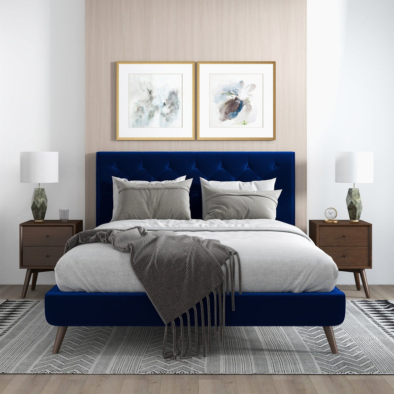 Dillon - Mid-Century Platform Bed - R&R Furniture Gallery (Fountain Valley, CA)