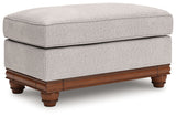 Clearbrooke - Ottoman - Sandstone - R&R Furniture Gallery (Fountain Valley, CA)