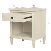 Victoria - Nightstand With Open Storage - R&R Furniture Gallery (Fountain Valley, CA)