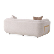 Savannah Breeze - Loveseat - Cashmere / Gold - R&R Furniture Gallery (Fountain Valley, CA)
