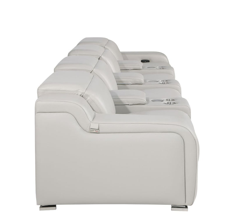 1116 - 7-Piece Modular Power Reclining Sofa In With 4 Power Recliners & Power Headrests
