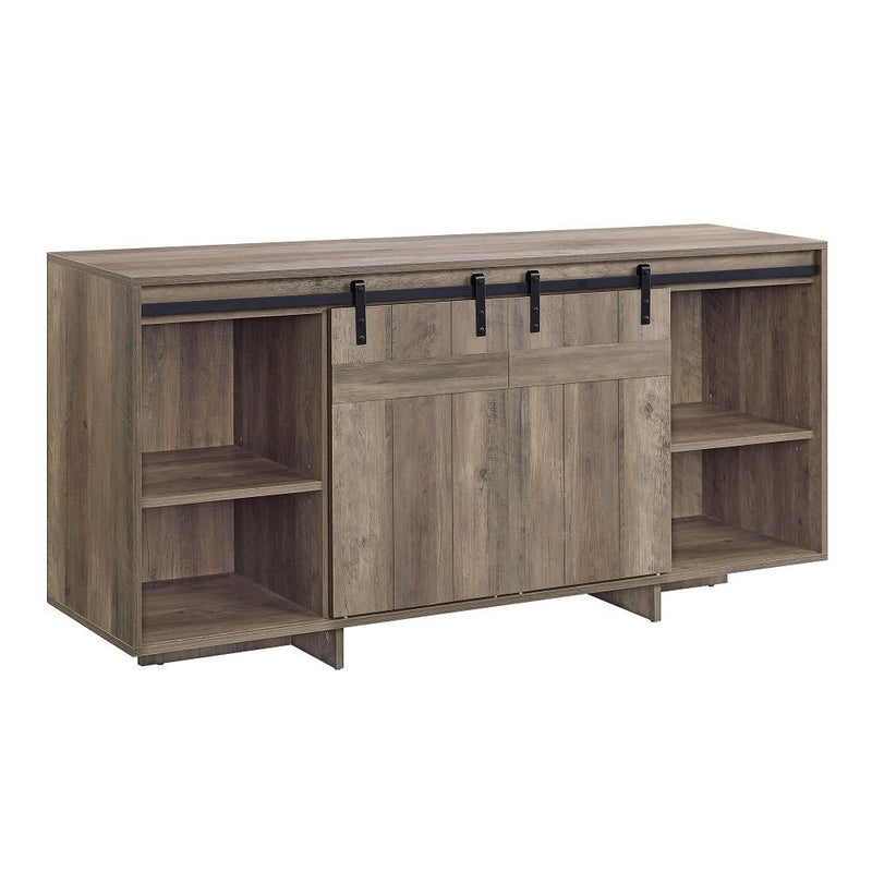 Bellarosa - TV Stand (Same As 91608) - Gray Washed - R&R Furniture Gallery (Fountain Valley, CA)