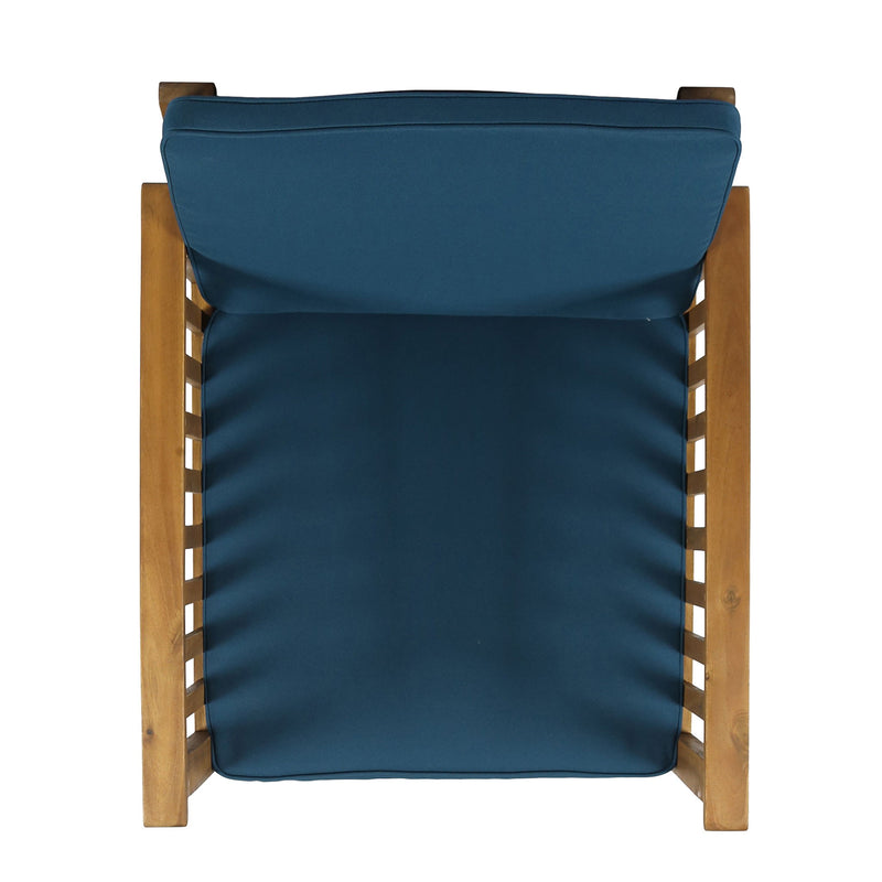 Casa - Acacia Club Chair Coastal Classic Outdoor Seating, Waterproof Fabric - R&R Furniture Gallery (Fountain Valley, CA)