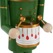Noble House Christmas nutcracker holiday decor in green and red, standing as festive holiday decoration.