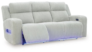 Forest Lake - Power Reclining Sofa With Adj Headrest - R&R Furniture Gallery (Fountain Valley, CA)