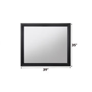 Ireland - 40" Mirror - Black - R&R Furniture Gallery (Fountain Valley, CA)