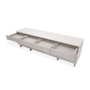 Marin - Media Cabinet - Beige - R&R Furniture Gallery (Fountain Valley, CA)