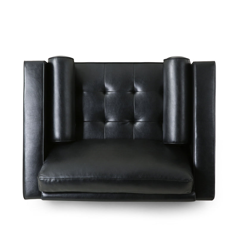 Sophisticated Club Chair With Relaxing Comfor - R&R Furniture Gallery (Fountain Valley, CA)