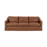 Classic Home Kipton upholstered stationary sofa with plush fabric and cushioned armrests in a modern living room setting.