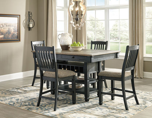 Tyler Creek - Counter Height Table Set - R&R Furniture Gallery (Fountain Valley, CA)