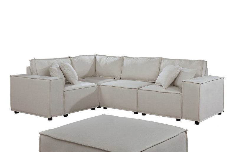 Melrose - Modular Sectional Sofa With Ottoman - R&R Furniture Gallery (Fountain Valley, CA)
