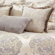 Bennett - 10-Piece King Comforter Set - Champagne - R&R Furniture Gallery (Fountain Valley, CA)