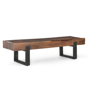 Duarte - Solid Wood Bench - Reclaimed Brown - R&R Furniture Gallery (Fountain Valley, CA)