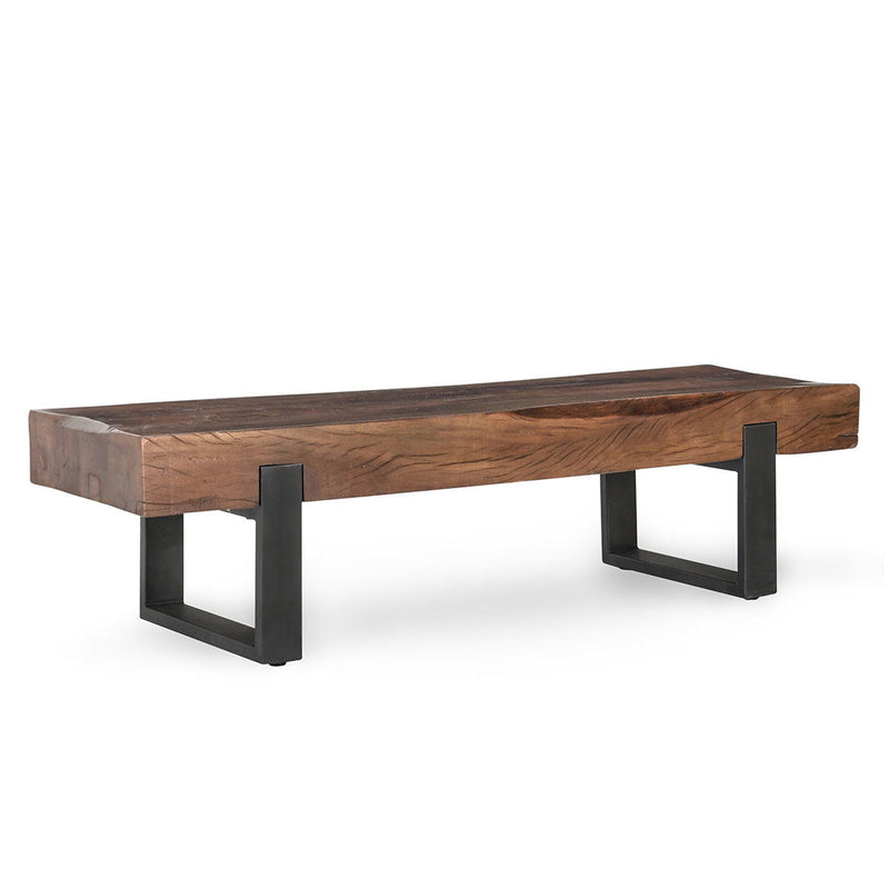Duarte - Solid Wood Bench - Reclaimed Brown - R&R Furniture Gallery (Fountain Valley, CA)