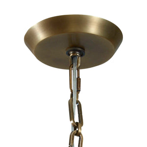Alabaster Temple - 1 Light Pendant - Brass / White