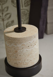 Vinmour - Metal Desk Lamp - Brown / Beige - R&R Furniture Gallery (Fountain Valley, CA)