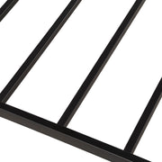 Twin Size Daybed Platform Bed Frame With Trundle Built In Casters - Black - R&R Furniture Gallery (Fountain Valley, CA)