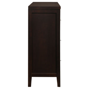 Wedgewood - 6 Drawers Dresser - Cappuccino