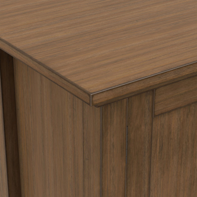 Redmond - TV Media Stand - Rustic Natural Aged Brown