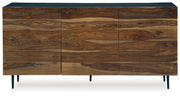 Darrey - Accent Cabinet - Natural / Brown - R&R Furniture Gallery (Fountain Valley, CA)