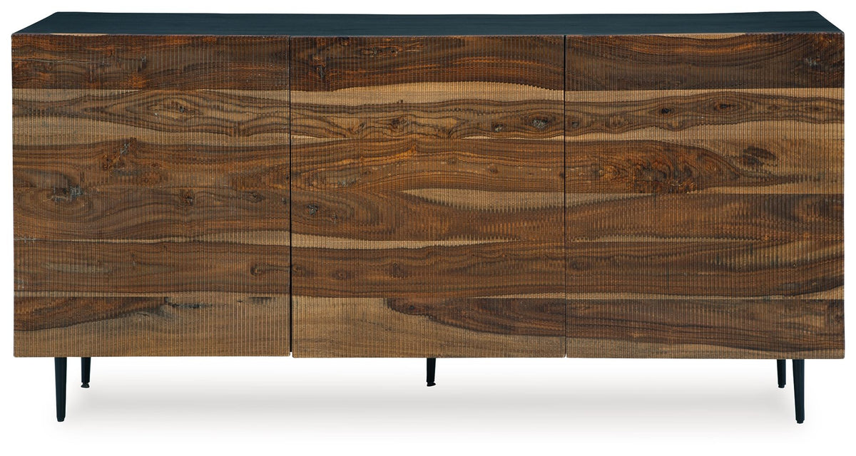 Darrey - Accent Cabinet - Natural / Brown - R&R Furniture Gallery (Fountain Valley, CA)