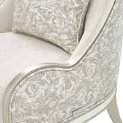 La Marisia - Chenille Accent Chair - Tranquil / Light Champagne - R&R Furniture Gallery (Fountain Valley, CA)