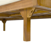 Claremont - 3 Seater Daybed Teak Acacia Wood Water Resistant Cushions - R&R Furniture Gallery (Fountain Valley, CA)