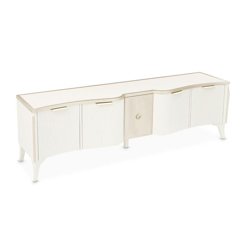 La Marisia - Media Cabinet - Creamy Pearl - R&R Furniture Gallery (Fountain Valley, CA)