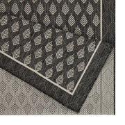 Sunshine - 5'3" X 7'3" Indoor, Outdoor Polypropylene Area Rug - Anthracite - R&R Furniture Gallery (Fountain Valley, CA)