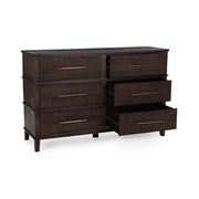Westlake - 6 Drawers Dresser - Kona Brown - R&R Furniture Gallery (Fountain Valley, CA)