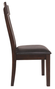 Haddigan - Dining UPH Side Chair (Set of 2) - Dark Brown - R&R Furniture Gallery (Fountain Valley, CA)