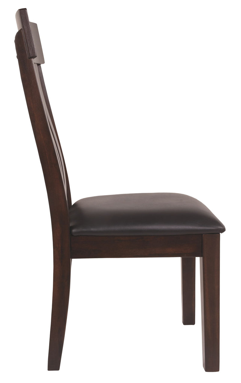 Haddigan - Dining UPH Side Chair (Set of 2) - Dark Brown - R&R Furniture Gallery (Fountain Valley, CA)