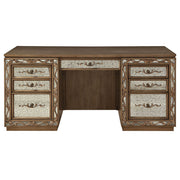 Orianne - Executive Writing Desk - Antique Gold - R&R Furniture Gallery (Fountain Valley, CA)