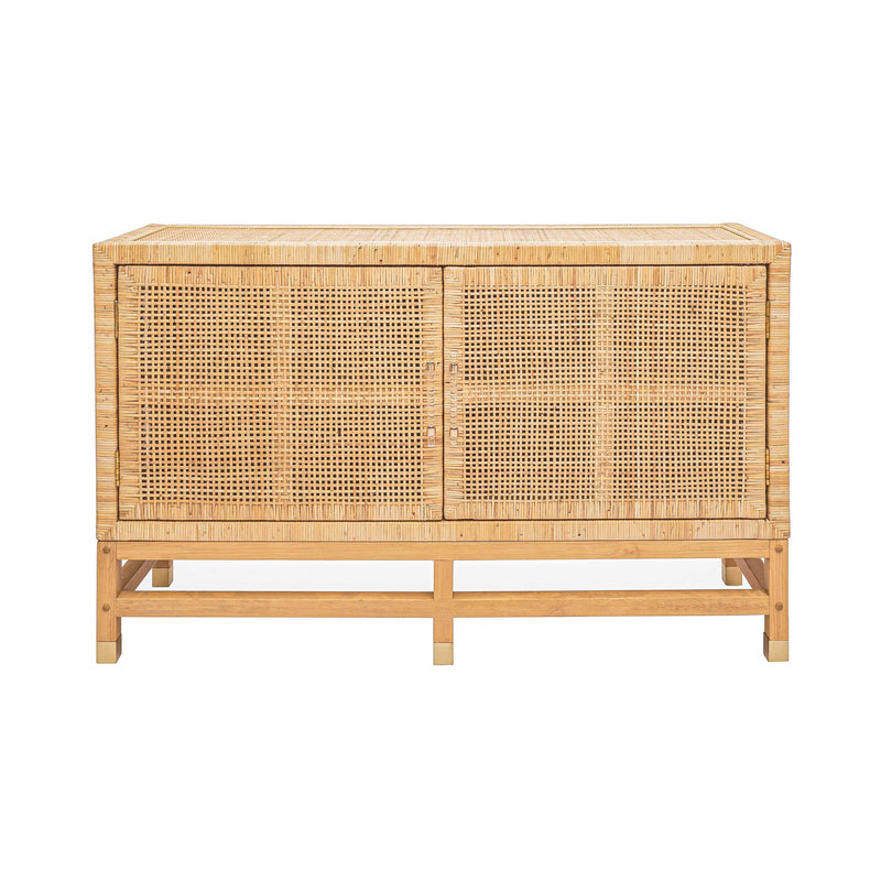 Amara - Woven Rattan Buffet - R&R Furniture Gallery (Fountain Valley, CA)