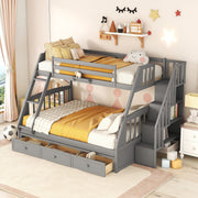 Bunk Bed With Drawers, Ladder And Storage Staircase - R&R Furniture Gallery (Fountain Valley, CA)