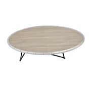 Allis - Coffee Table - Weathered Gray Oak & Metal - R&R Furniture Gallery (Fountain Valley, CA)