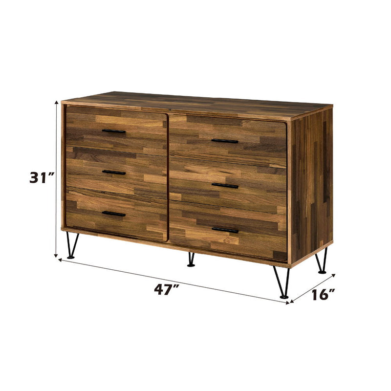 Hestia - Dresser - Walnut - R&R Furniture Gallery (Fountain Valley, CA)
