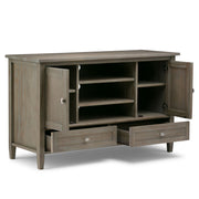 Warm Shaker - TV Media Stand Handcrafted - R&R Furniture Gallery (Fountain Valley, CA)
