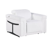 1126 - Top Grain Power Reclining Italian Leather Chair - R&R Furniture Gallery (Fountain Valley, CA)