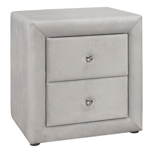 Nightstand, Storage Drawer Versatile Use, Upholstered, Transitional - R&R Furniture Gallery (Fountain Valley, CA)