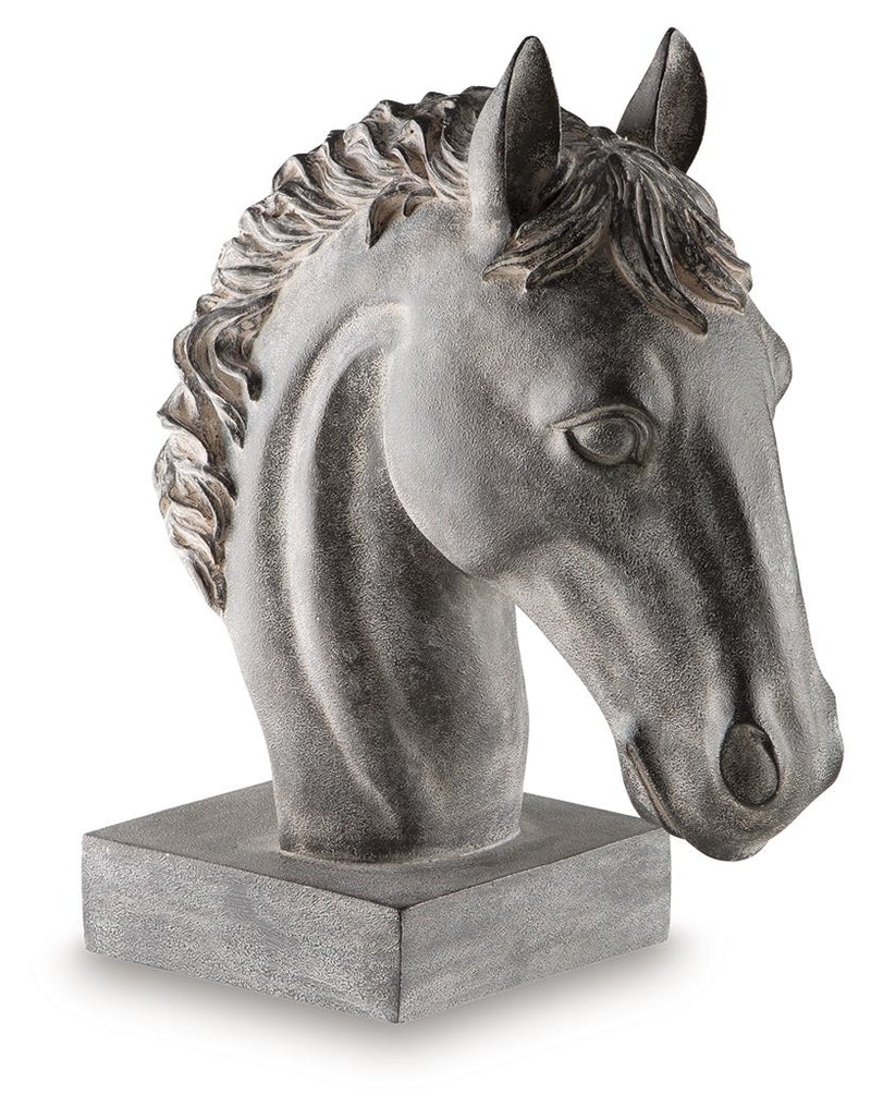 Carnlow - Sculpture - Antique Black - R&R Furniture Gallery (Fountain Valley, CA)