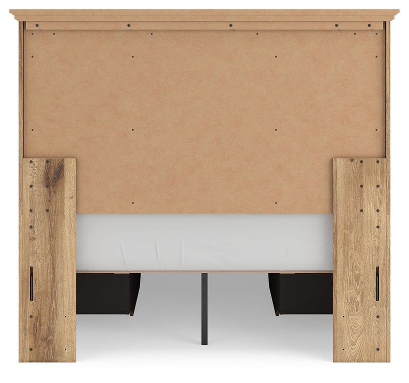 Makidern - Panel Storage Bed With 2 Under Bed Storage Units - R&R Furniture Gallery (Fountain Valley, CA)
