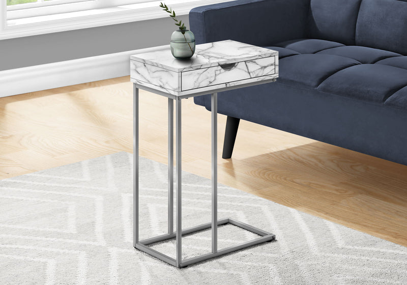 Accent Table, C - Shaped Contemporary & Modern Design - R&R Furniture Gallery (Fountain Valley, CA)